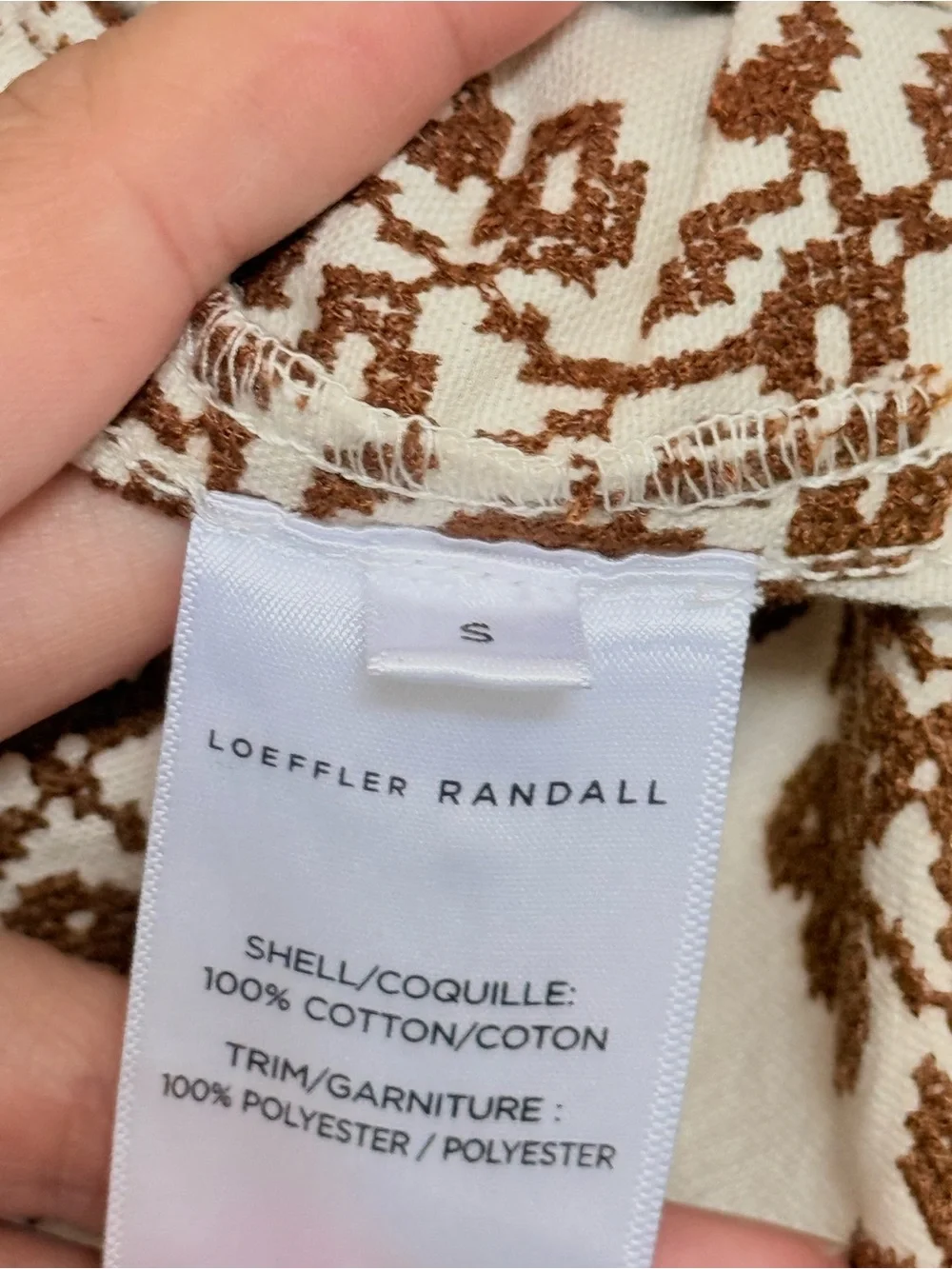 Loeffler Randall Kennedy Embroidered Jacket Cream - Picture 3 of 6